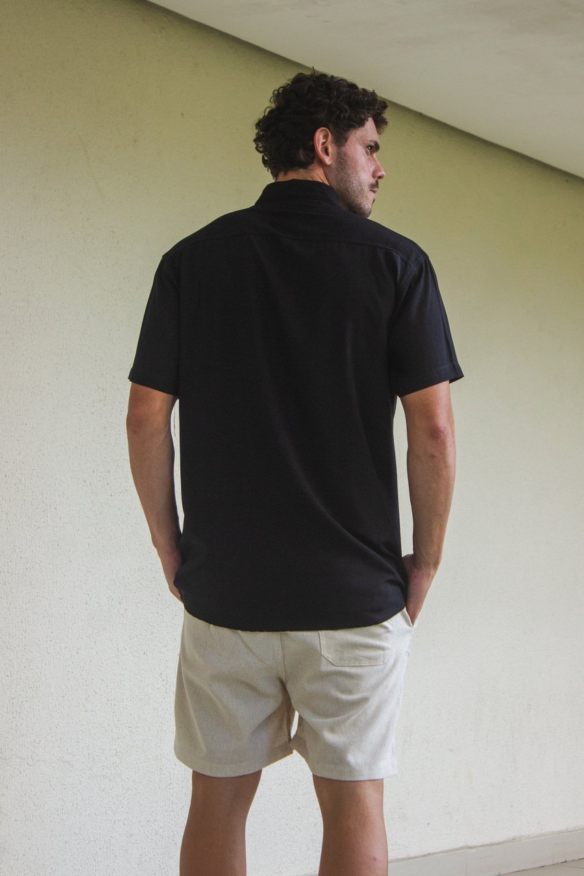 04 camisa de botao viscolinho gola padre