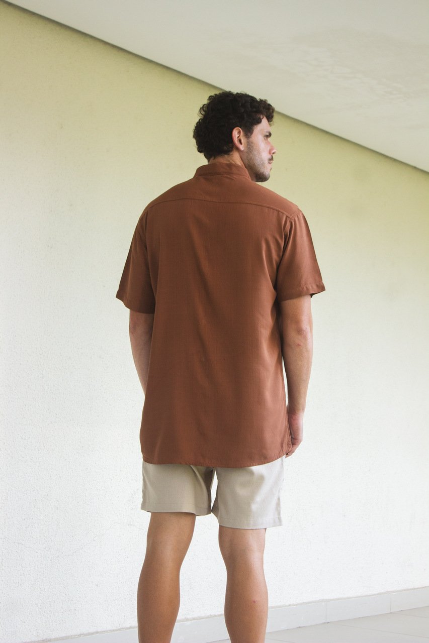 15 camisa de botao viscolinho gola padre