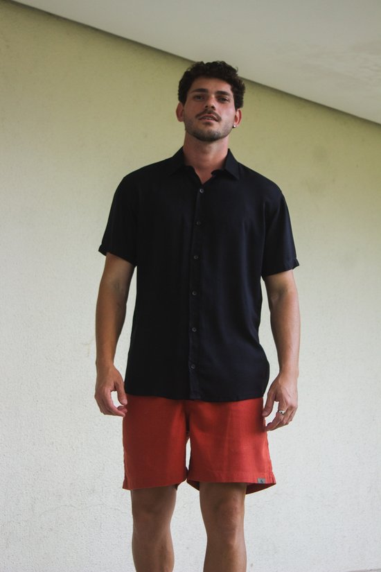 27 camisa de botao viscolinho