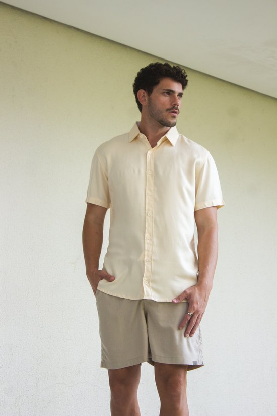 38 camisa de botao viscolinho