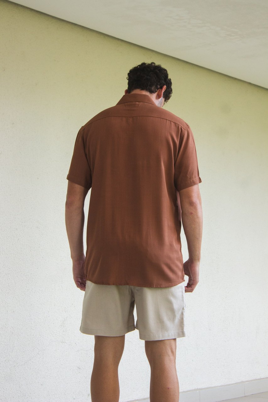 48 camisa de botao viscolinho