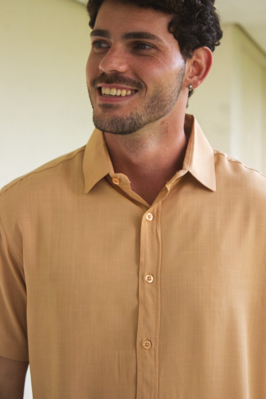 55 camisa de botao viscolinho