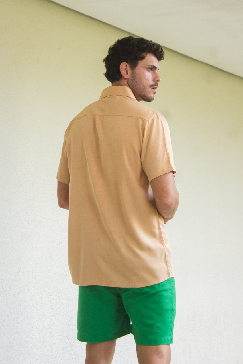 56 camisa de botao viscolinho