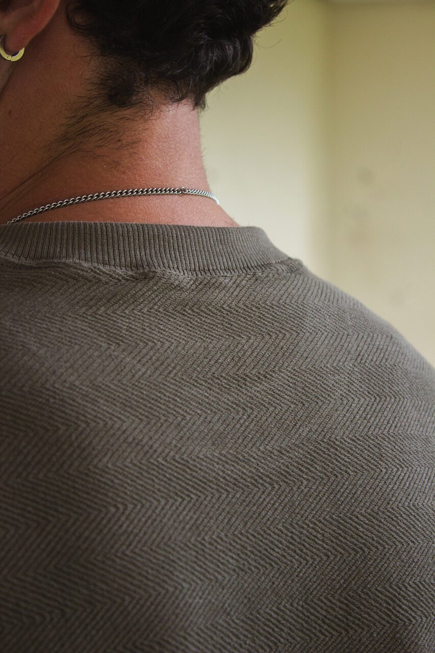 01 camiseta texturizada manto verde