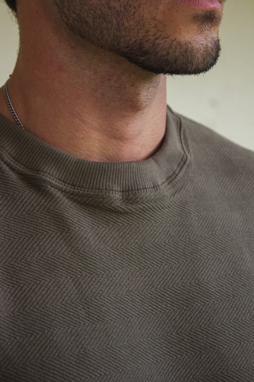 04 camiseta texturizada manto verde