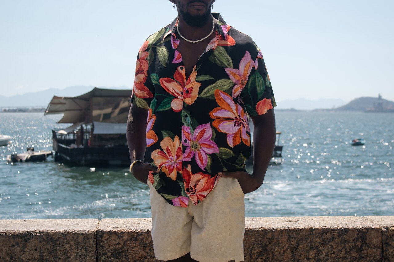 01 camisa de botao floral