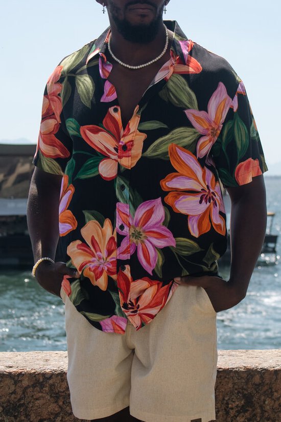 01 camisa de botao floral