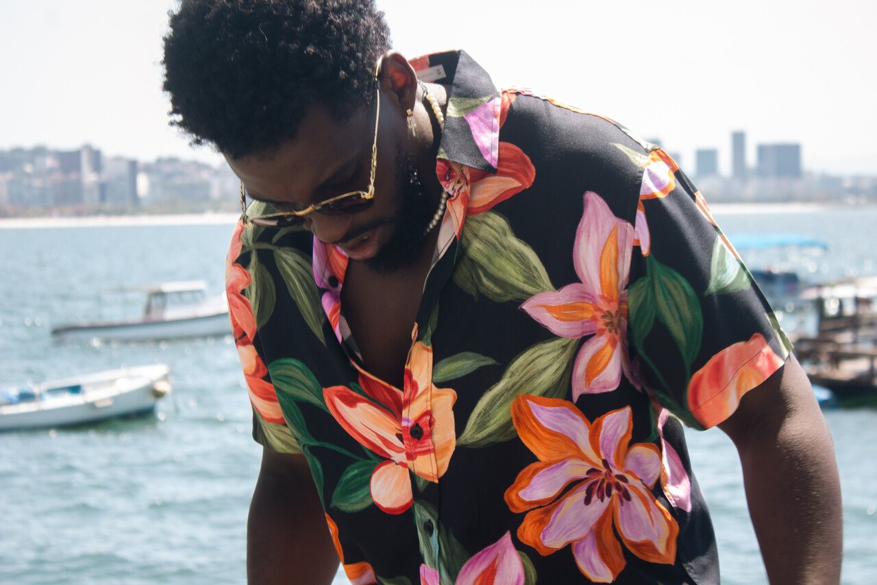 10 camisa de botao floral